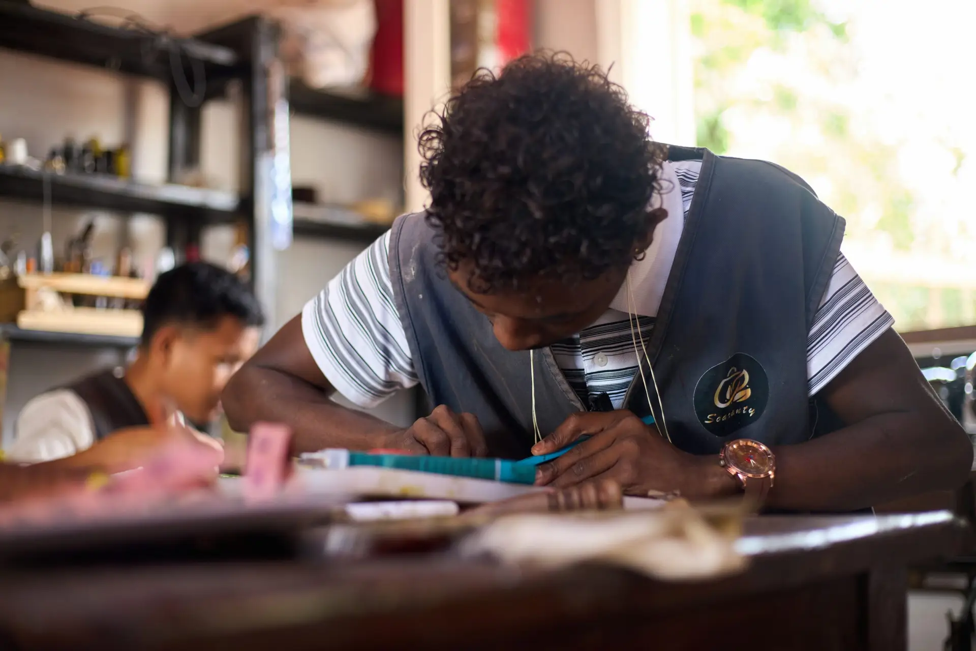 SOARANTY artisan focused on their work